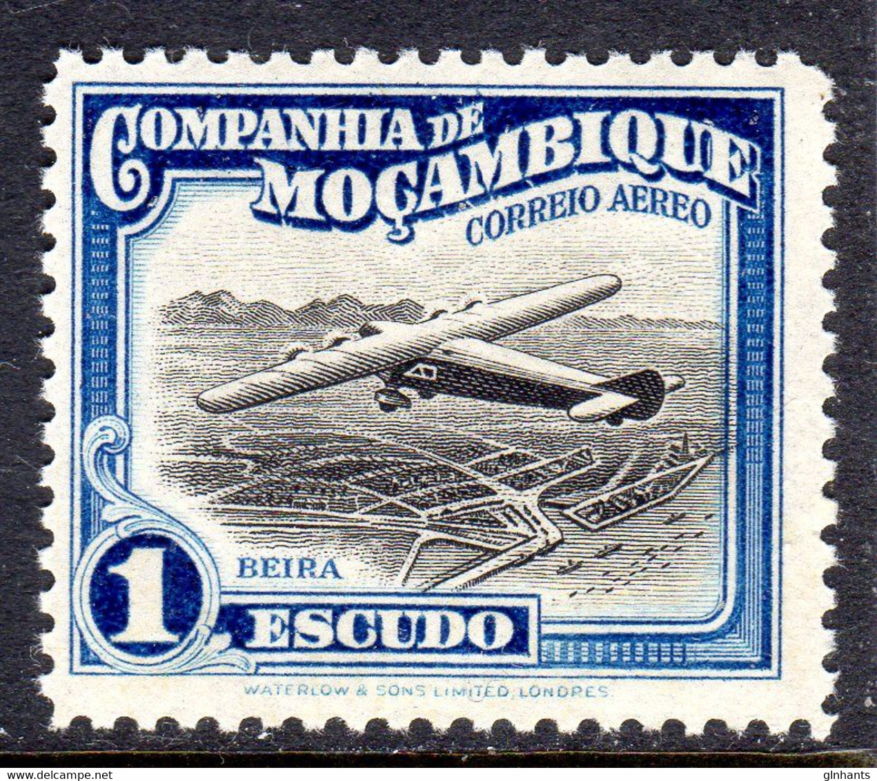 MOZAMBIQUE COMPANY - 1935 AIR MAIL 1e STAMP FINE MNH ** SG 281 - Mozambique