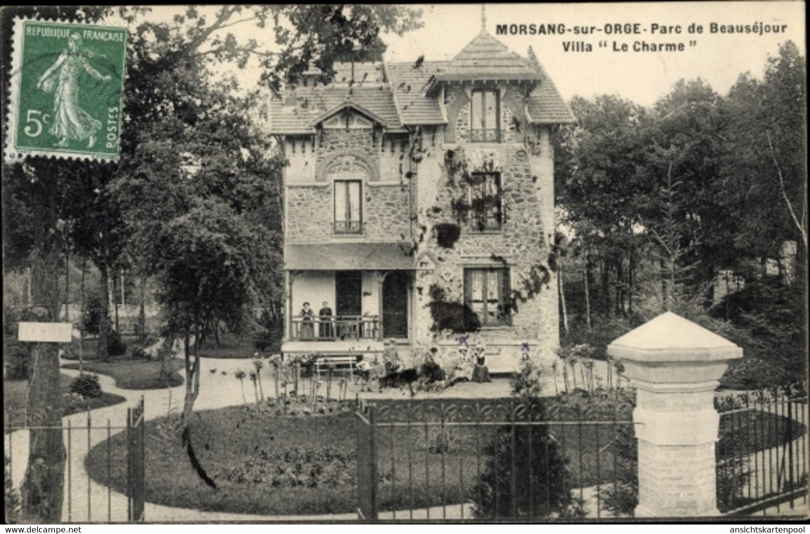 CPA Morsang Sur Orge, Parc De Beauséjour, Villa Le Charme - Sonstige & Ohne Zuordnung