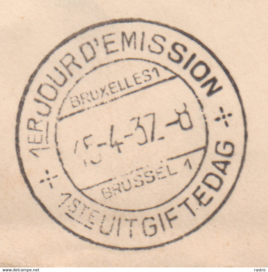 N° 447-54 (Astrid & Baudoin) Sur LSC Express Et Reco Vers Londres / O 1er Jour D'émission (non-normalisée : 194 X124 Mm) - ....-1951