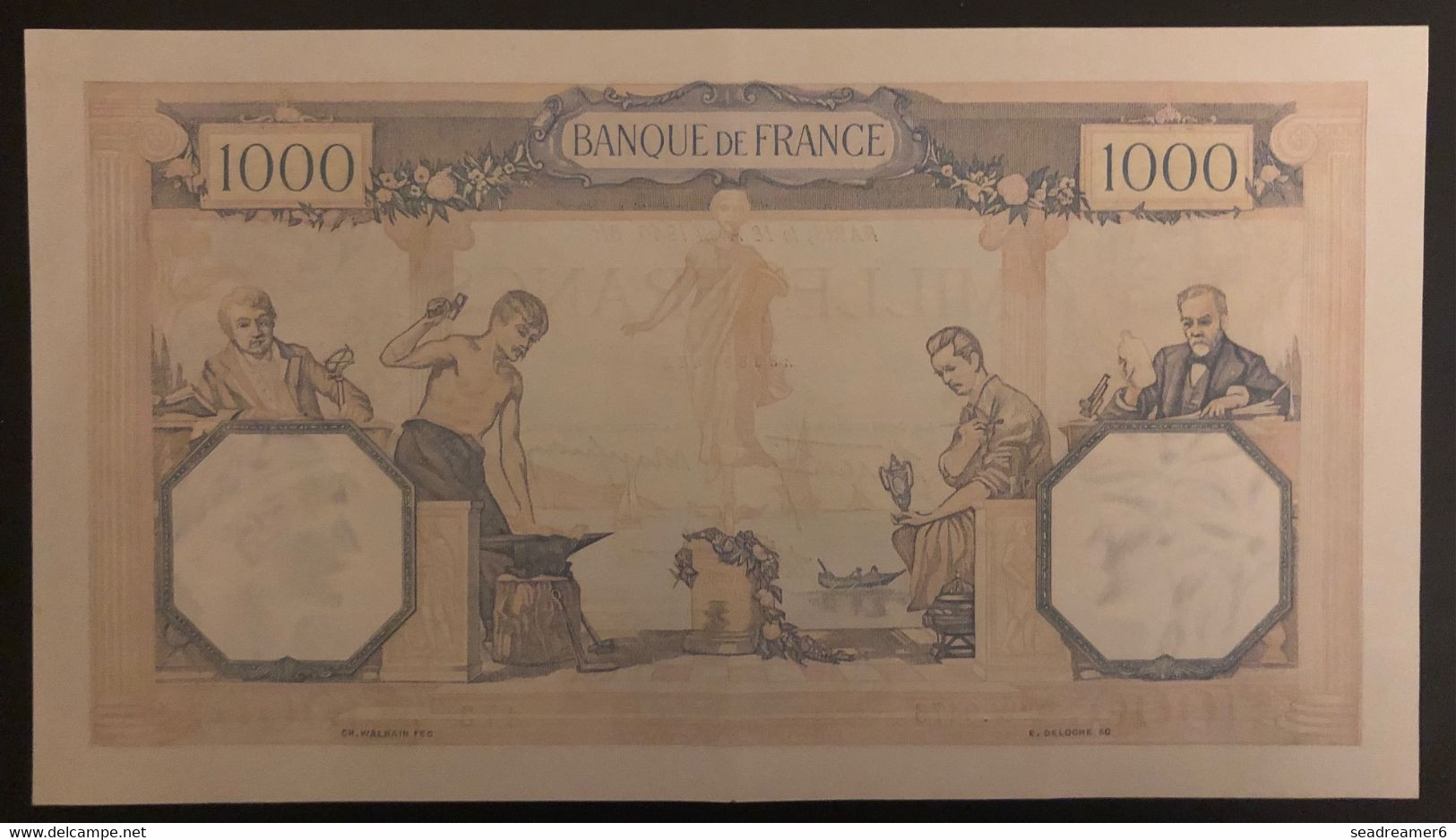 France Billets, 1000 Francs, 18 Avril 1940 ''Cérès Et Mercure'' En Parfait état - 1 000 F 1927-1940 ''Cérès E Mercure''