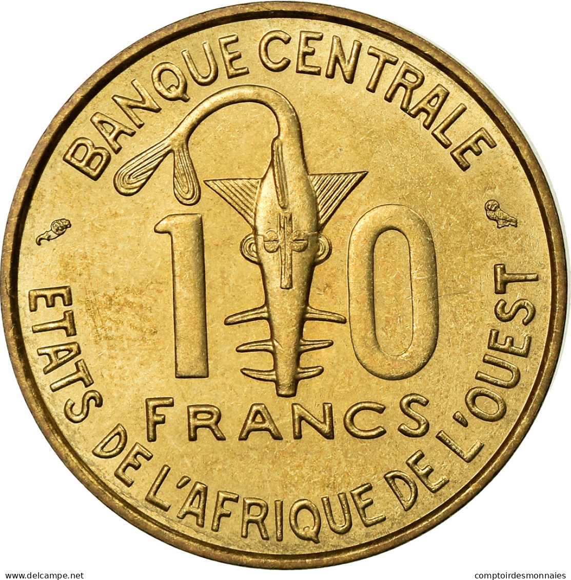 Monnaie, West African States, 10 Francs, 1964, Paris, SUP, Aluminum-Bronze, KM:1 - Costa D'Avorio