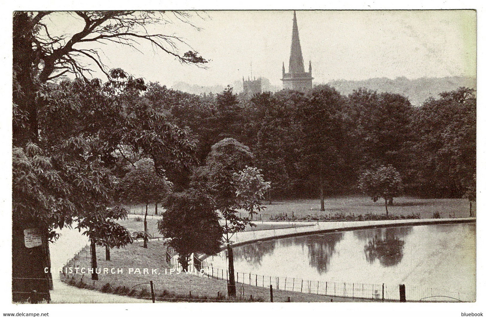 Ref 1449 - 2 X Early Postcards - Christchurch Park - Ipswich Suffolk - Ipswich