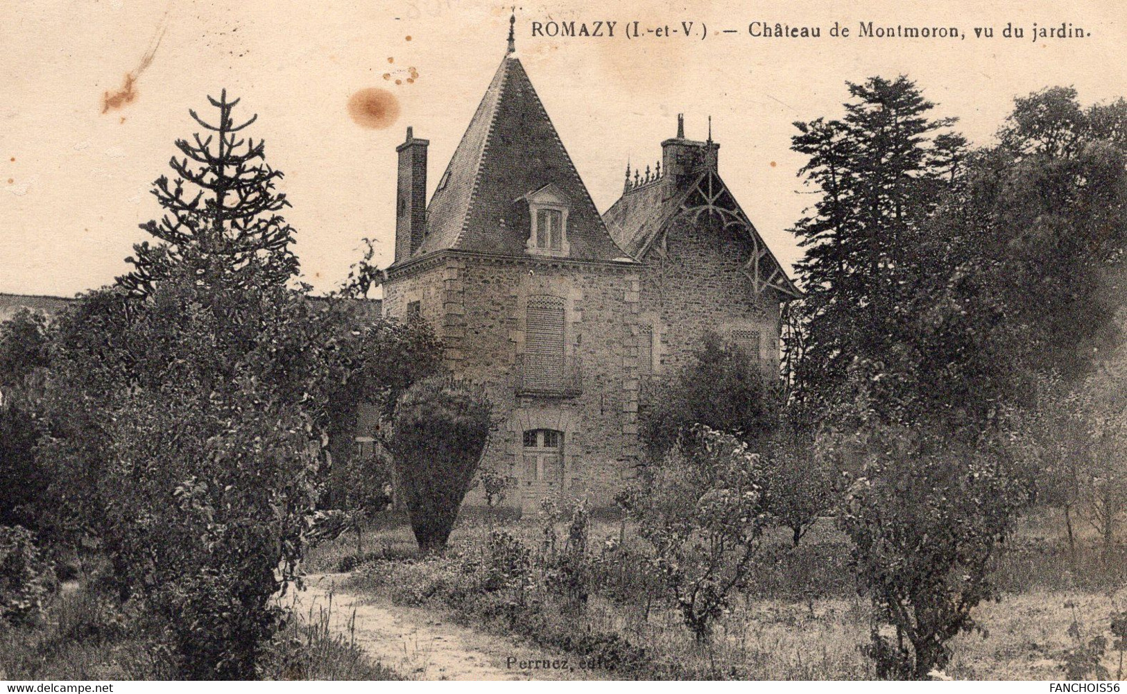 Romazy (35) -Château De Montmauron Vu Du Jardin. - Autres & Non Classés