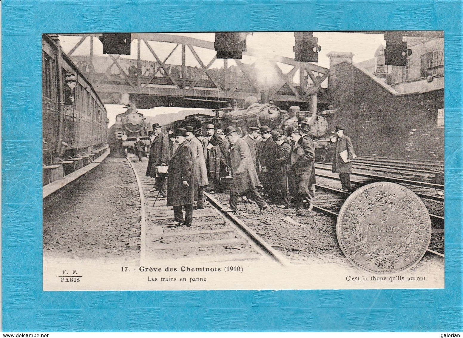 Évènement. - Grève Des Cheminots, 1910. - Les Trains En Panne. - Sciopero