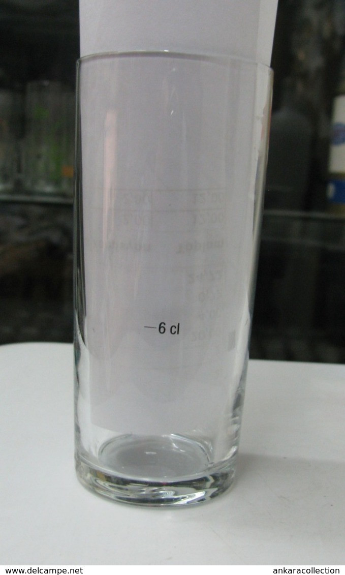 AC - BEYLERBEYI GOBEK RAKI 3 X FILTRATED / DISTILLED GLASS WITH MEASUREMENT  ​​​​​​​FROM TURKEY - Other & Unclassified