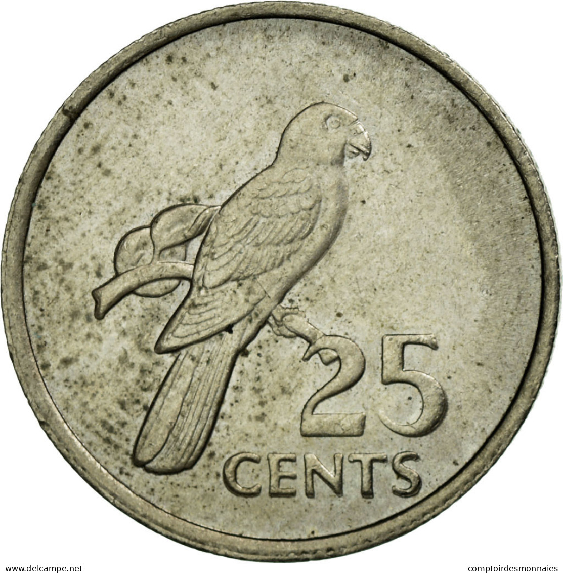 Monnaie, Seychelles, 25 Cents, 1977, British Royal Mint, TB+, Copper-nickel - Seychellen