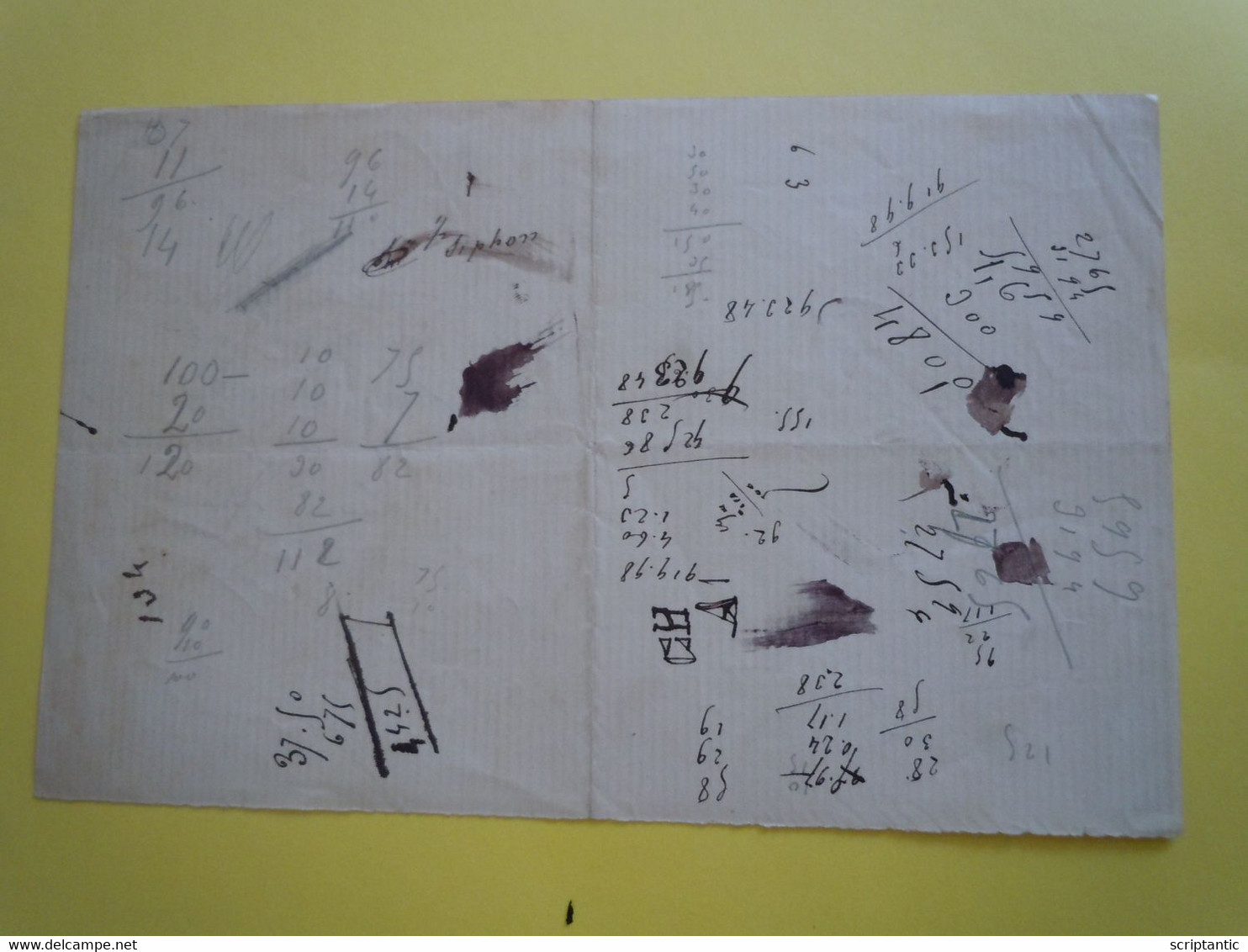 Billet Autographe LUCIEN BIART (1828-1897) ZOOLOGISTE - ECRIVAIN - Erfinder Und Wissenschaftler