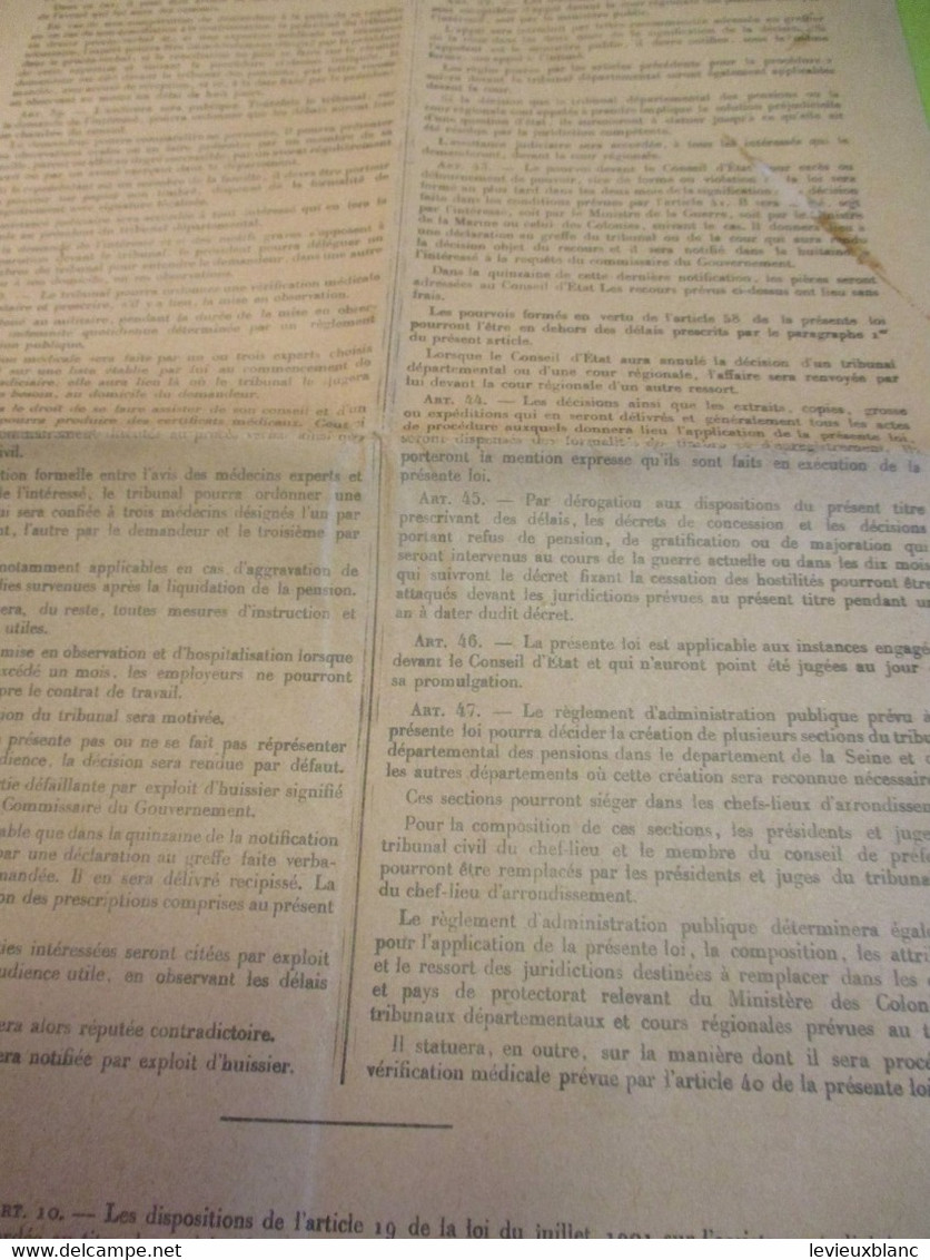 Pension d'Invalidité/Michel Frigout/ Soldat 131éme RI/Tuberculose pulmonaire/Hors guerre 14-18/St OUEN//1934     AEC186