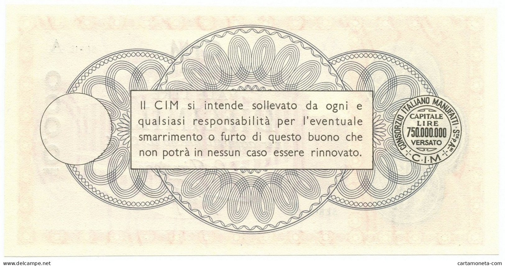 10000 LIRE CONSORZIO ITALIANO MANUFATTI CIM ROMA PALAZZO DI VETRO 1958 FDS-/FDS - [ 7] Errori & Varietà