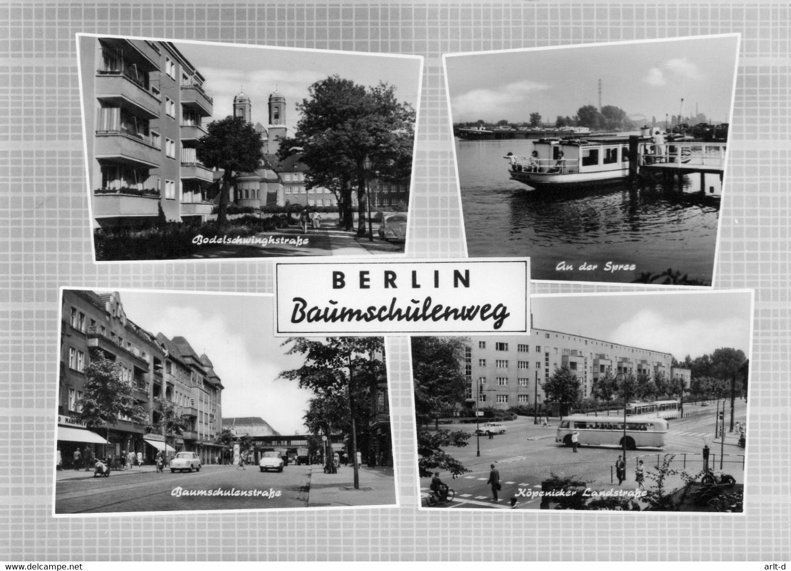 DC2216 - Ak BERLIN Baumschulenweg Baunschulenstraße Köpenicker Landstraße U.a. - Treptow