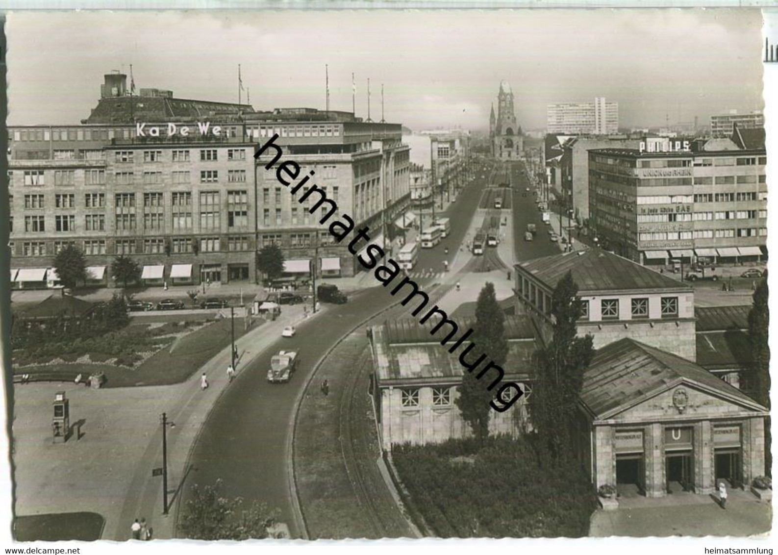 Berlin - Wittenbergplatz - Tauentzienstrasse - KaDeWe - Foto-Ansichtskarte - Schöneberg