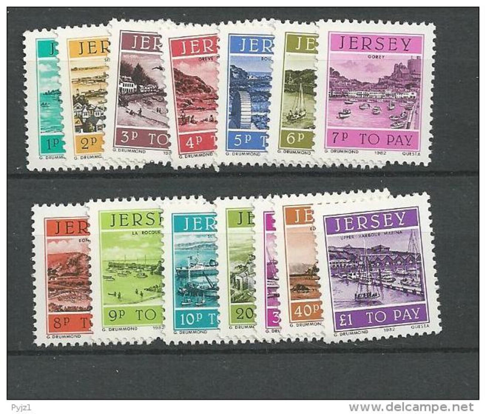 1982 MNH Jersey Postage Due Postfris - Jersey