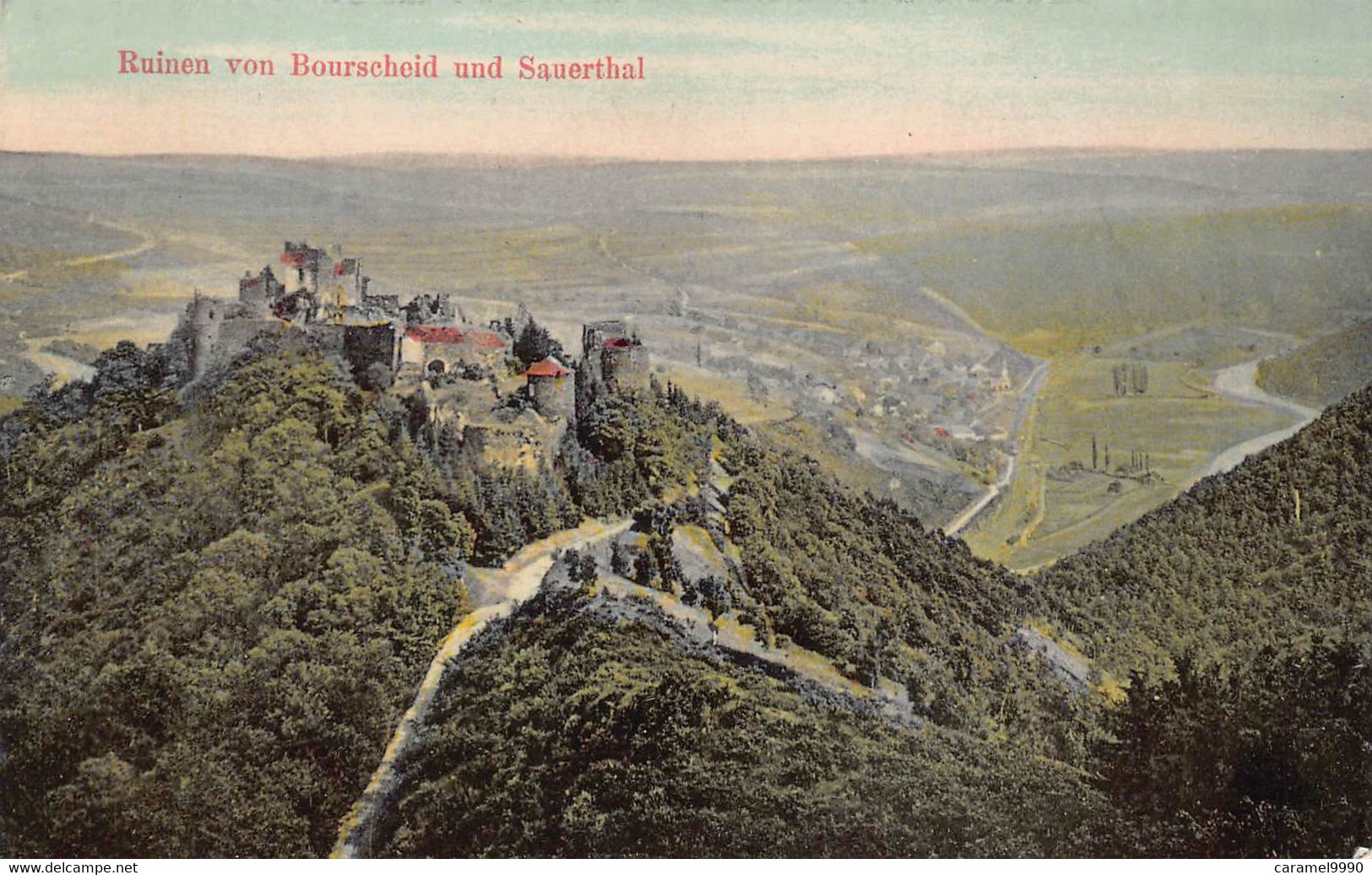 Luxembourg Luxemburg  Ruinen Von Bourscheid Und Sauerthal Anno 1908   M 6288 - Burscheid