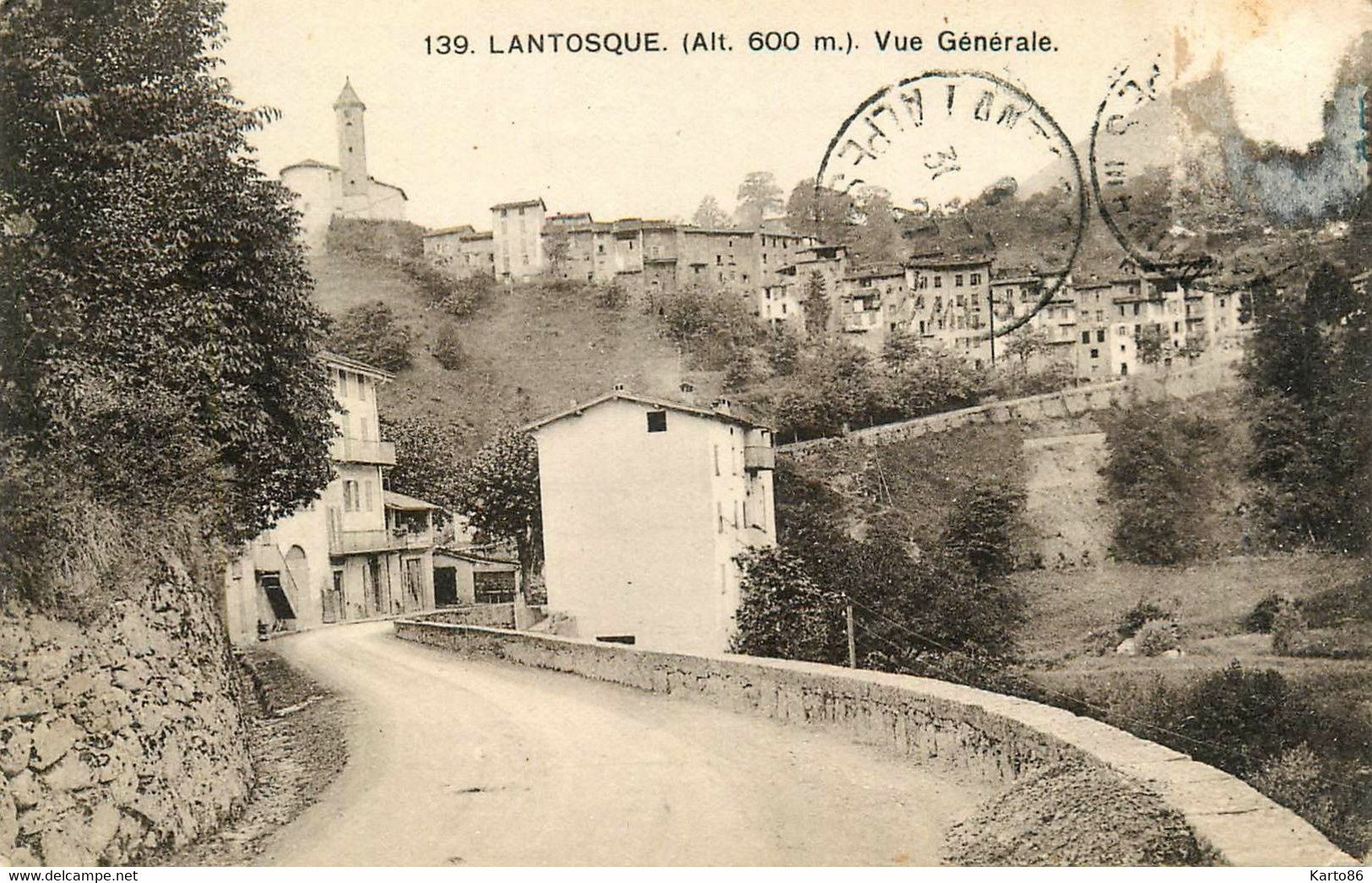 Lantosque * Vue Générale * Route - Lantosque