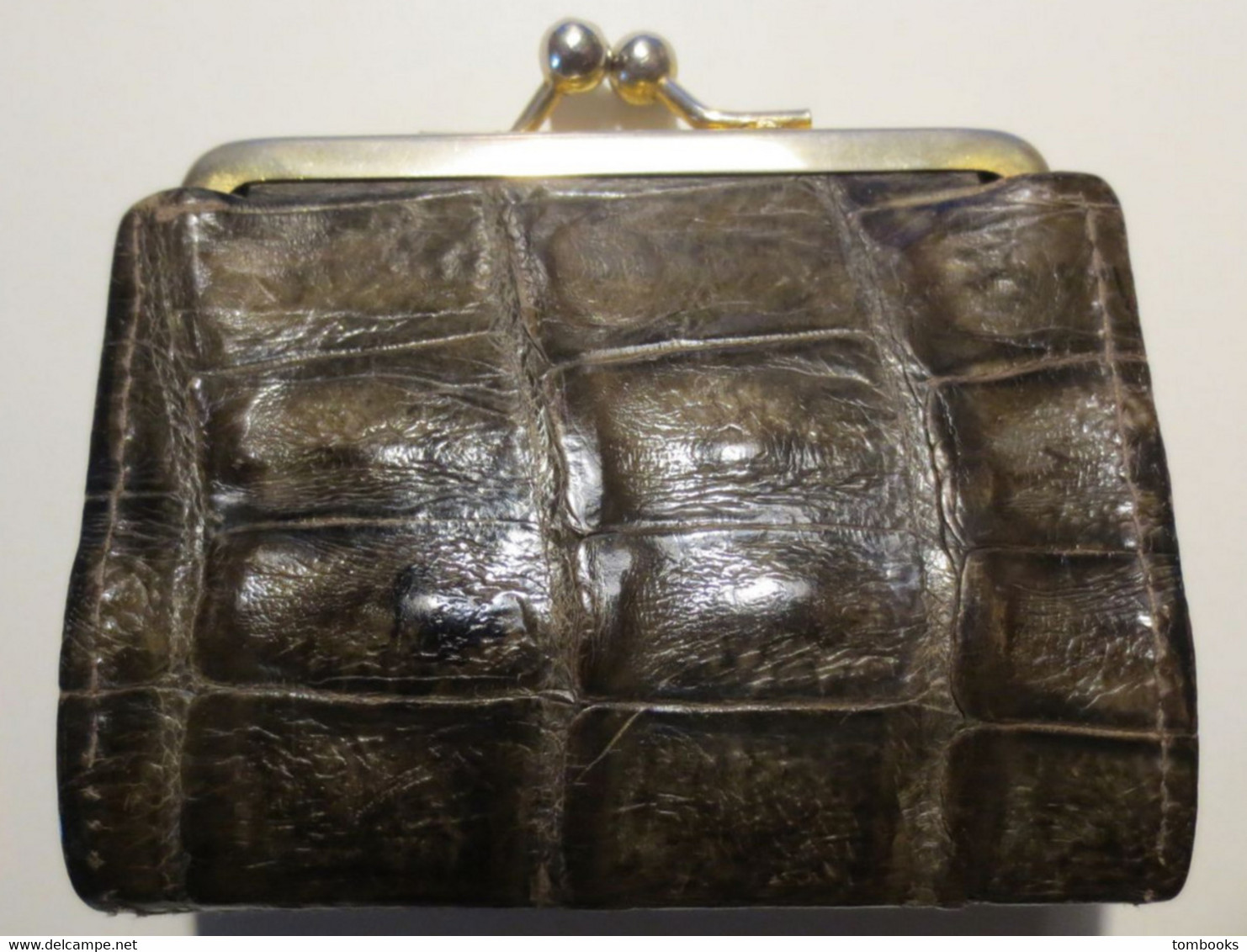 Bourse Femme Vintage Façon Cuir Crocodile - Doublure Intérieure Cuir - Très Belle Qualité - TBE - - Bourses Et Sacs