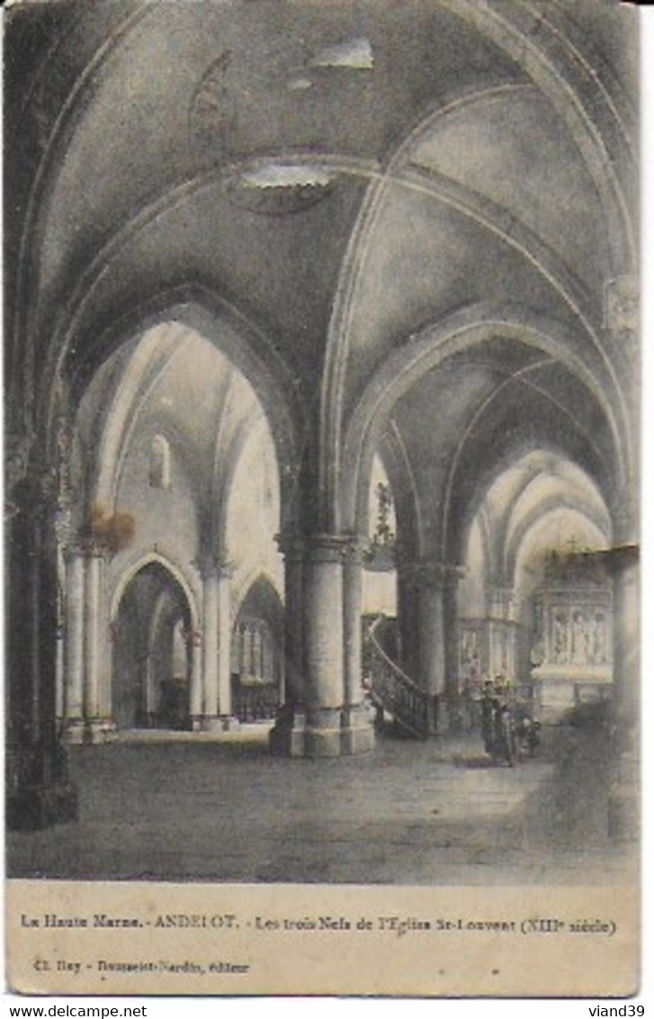 Andelot - Les Trois Nefs De L'église St Louvent (XIIIe S.) - Andelot Blancheville