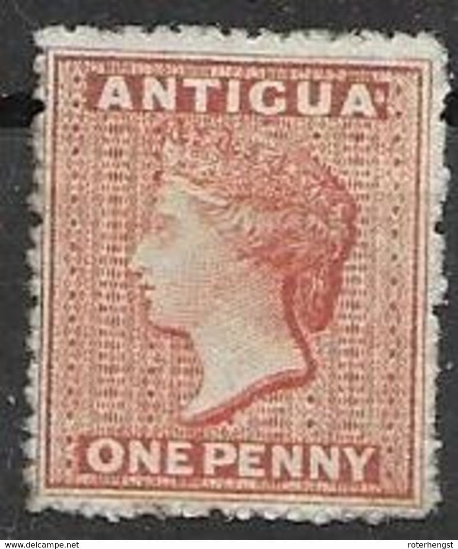 Antigua Mh* 1867 Best Colour 220 Euros In Very Old Catalogue Already (star Watermark) - Autres & Non Classés
