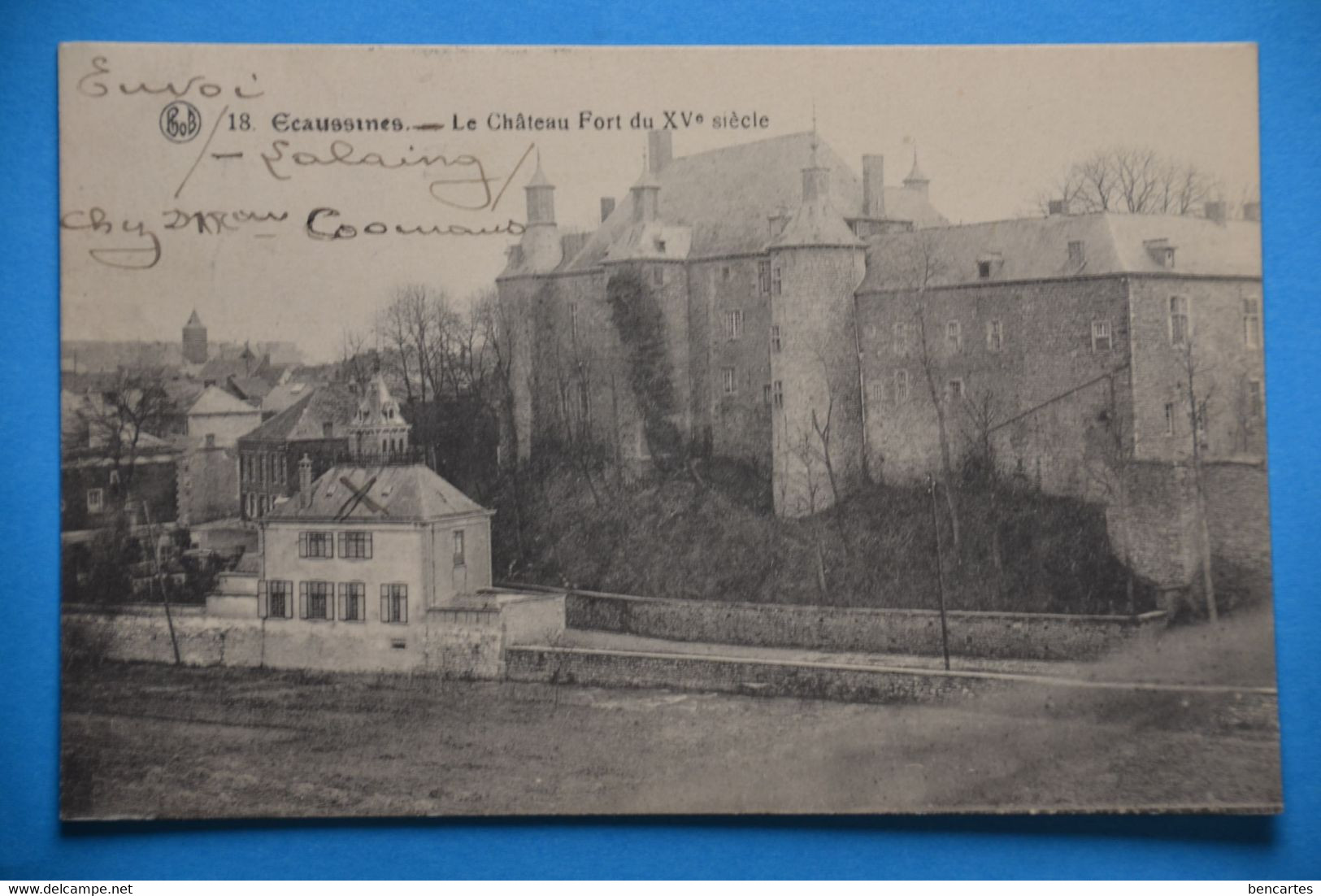 Ecaussines 1921: Le Château Fort Du 15e Siècle - Ecaussinnes