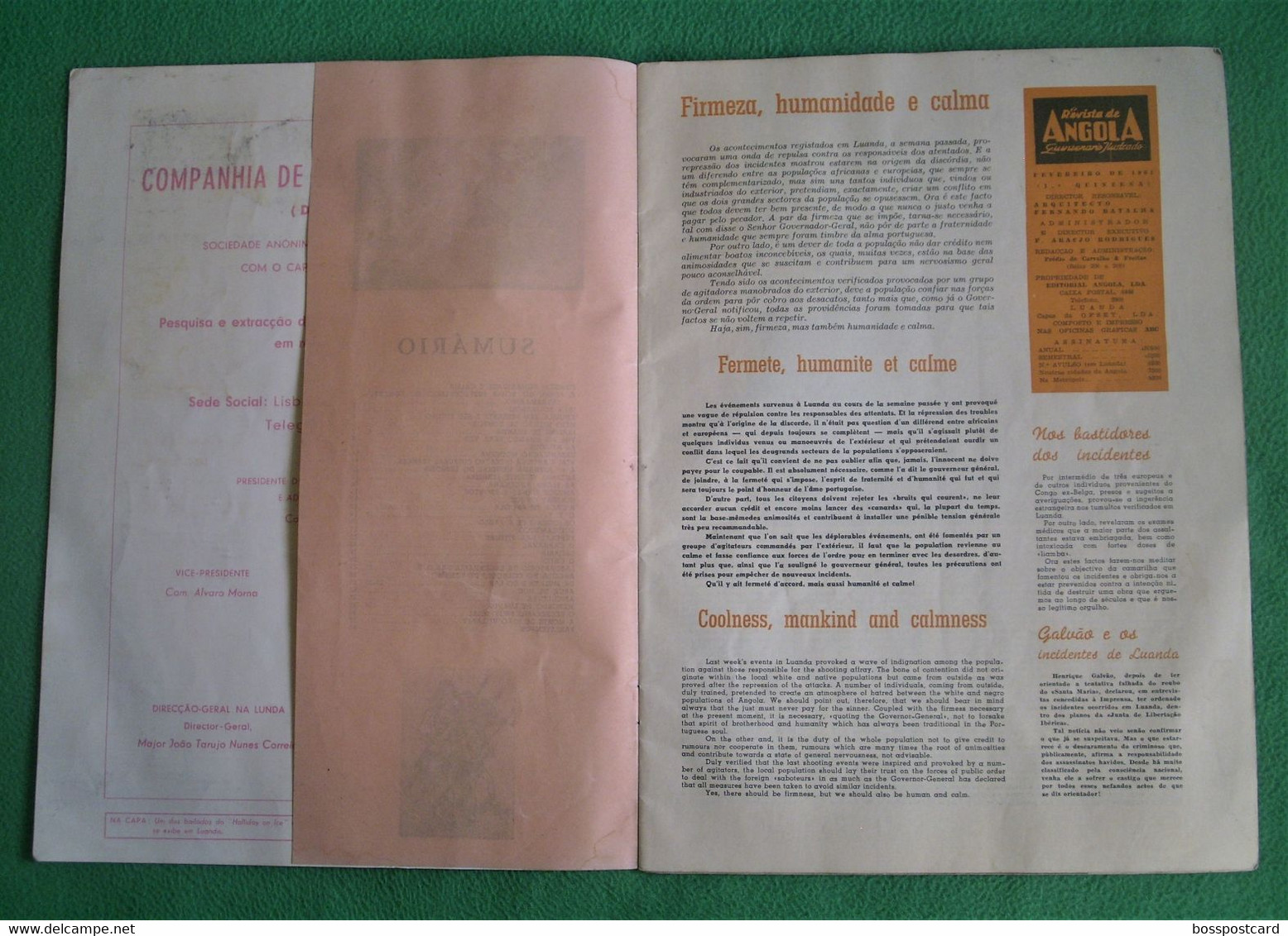 Angola - Revista De Angola Nº 25 De 1961 - Zeitungen & Zeitschriften
