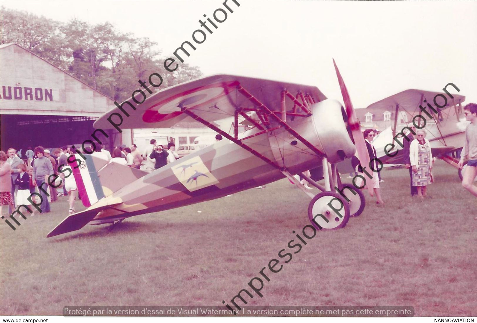 PHOTO AVION  RETIRAGE REPRINT  MORANE SAULNIER A1 A1- - Aviation