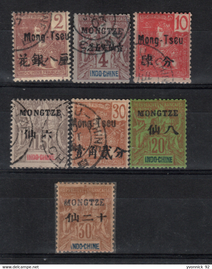 Mong- Tzeu -  Chine -  (1919/22) _ N°divers à Partir Du N°3 - Altri & Non Classificati