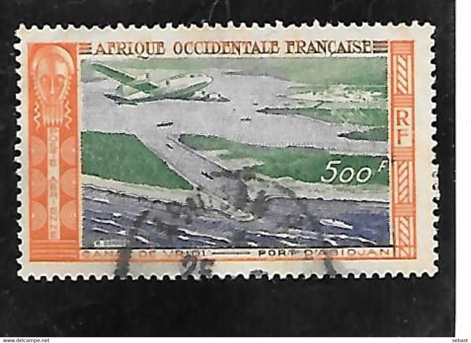 TIMBRE OBLITERE D'AFRIQUE OCCIDENTALE DE 1951 N°MICHEL 61 - Used Stamps