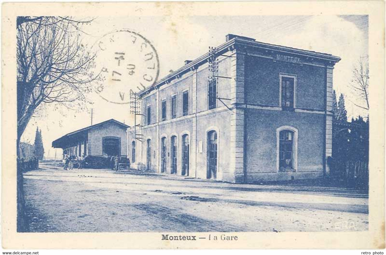 Cpa 84 – Monteux – La Gare - Monteux