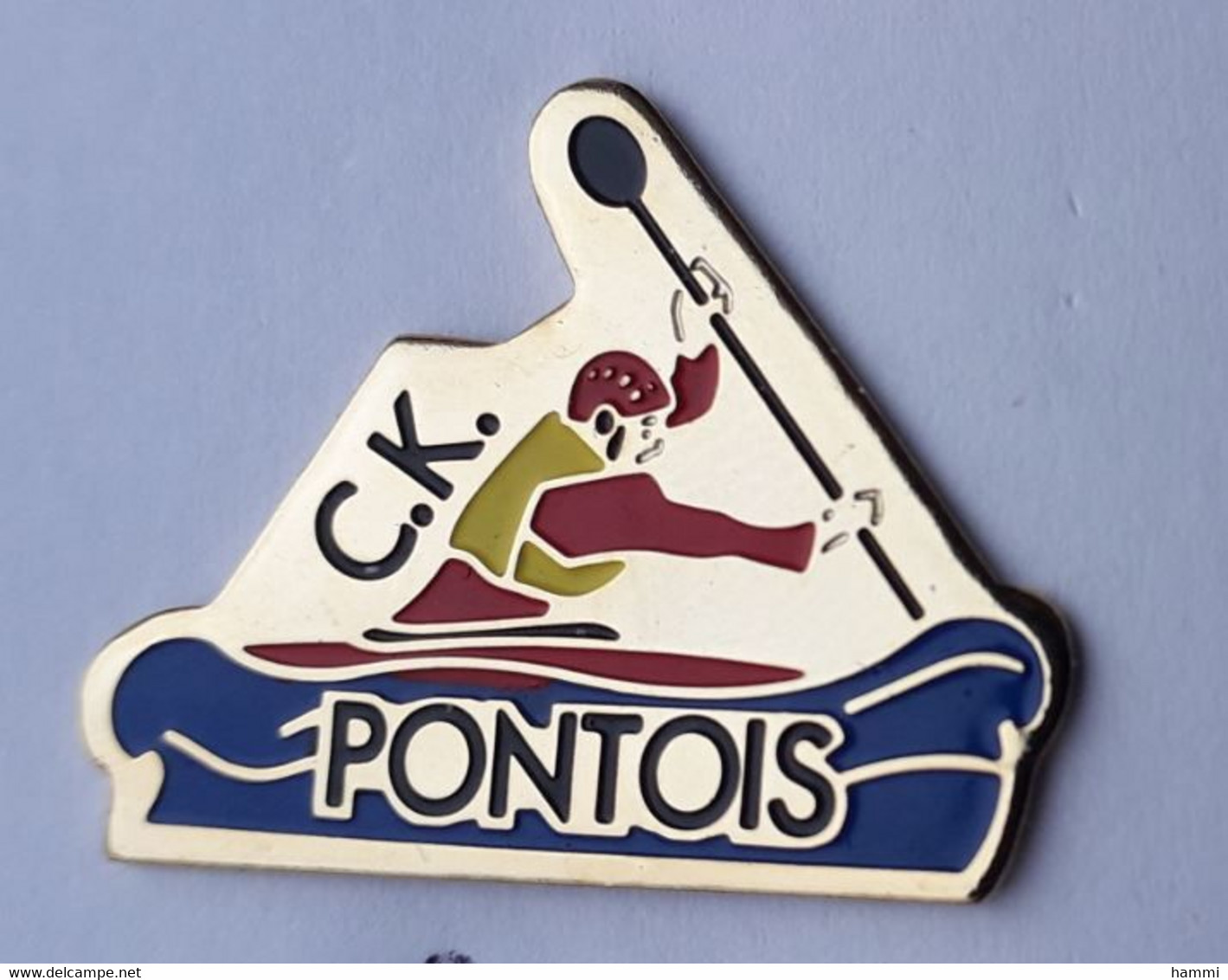 AA188 Pin's Canoë Club Kayak Pontois CERGY PONTOISE Val-d'Oise Achat Immédiat - Canoë