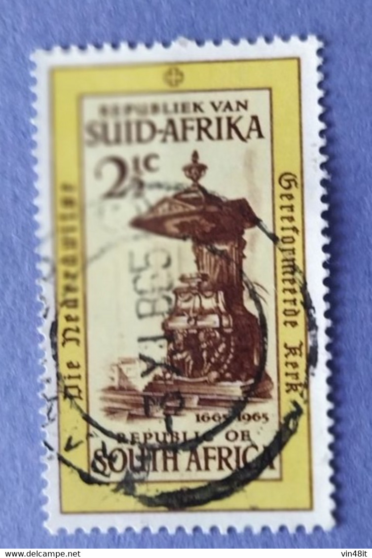 1965 -  SUD AFRICA - VALORE  2,50  C    -   USATO - Andere & Zonder Classificatie