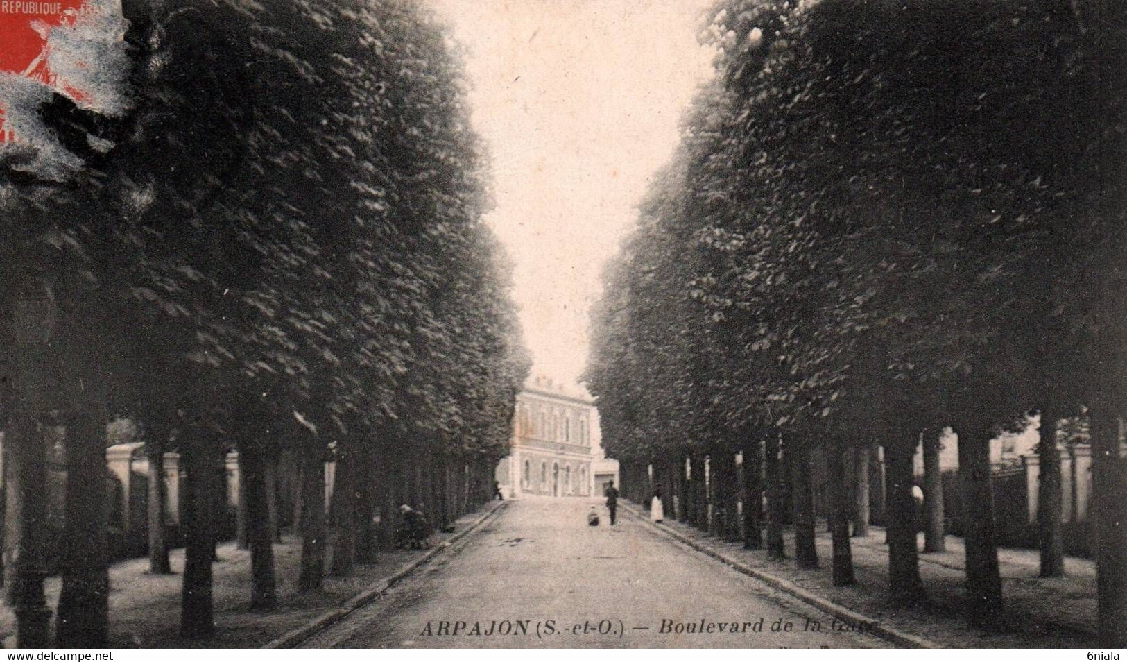 5940 Carte Postale ARPAJON Boulevard De La Gare  ( Scan Recto Verso) 91 Essonne - Arpajon