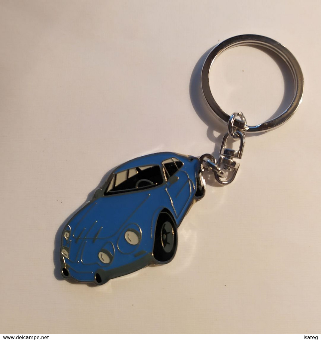 Porte-clefs - Porte-Clé Voiture Renault Alpine Bleu - Editions Atlas