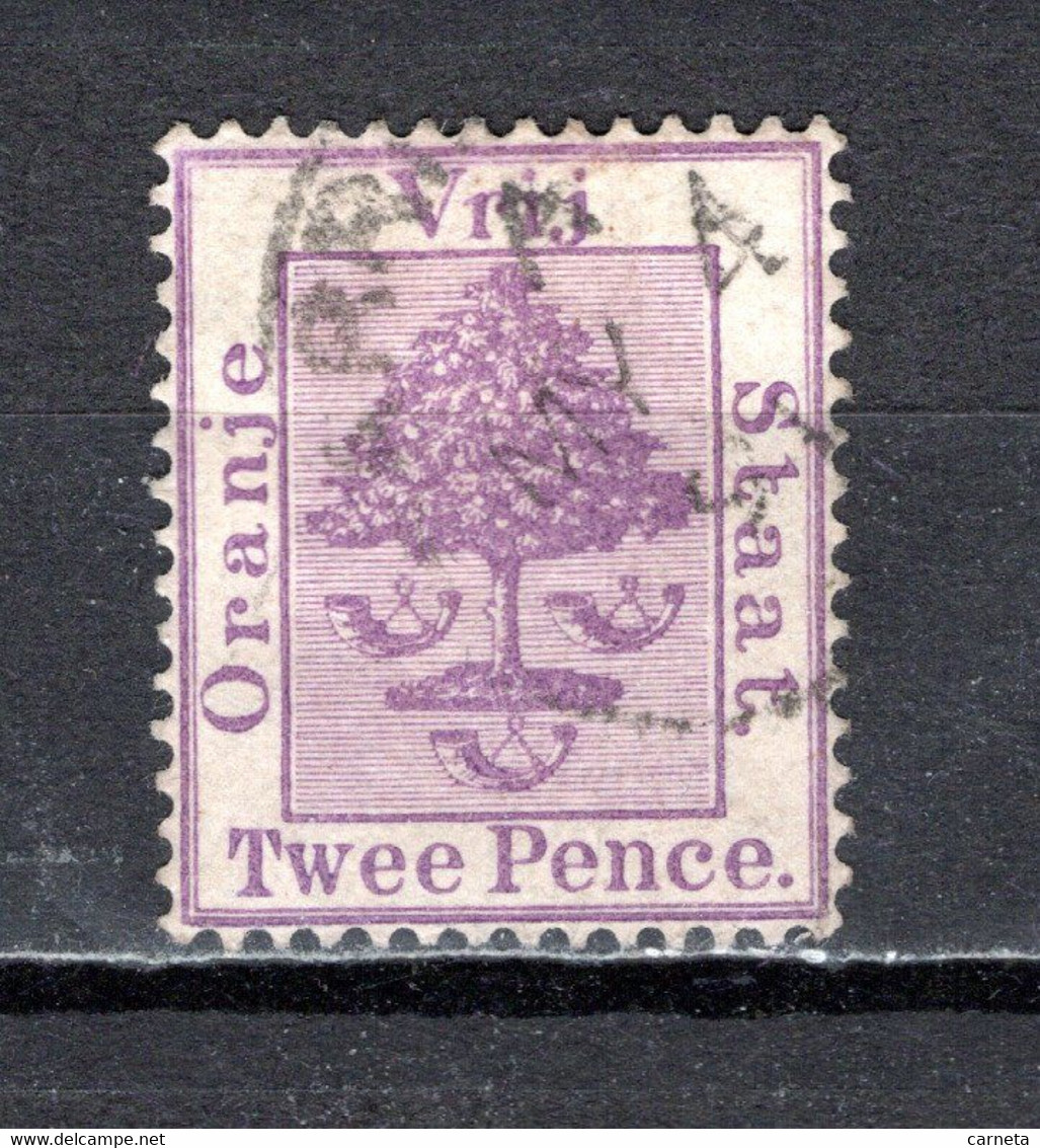 ORANGE     N° 11     OBLITERE     COTE 0.80€    ARBRE - Orange Free State (1868-1909)