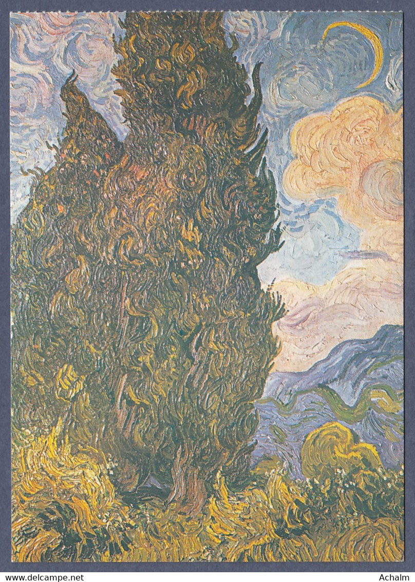 Vincent Van Gogh - Zypressen, Saint-Remy 1889 - Van Gogh, Vincent