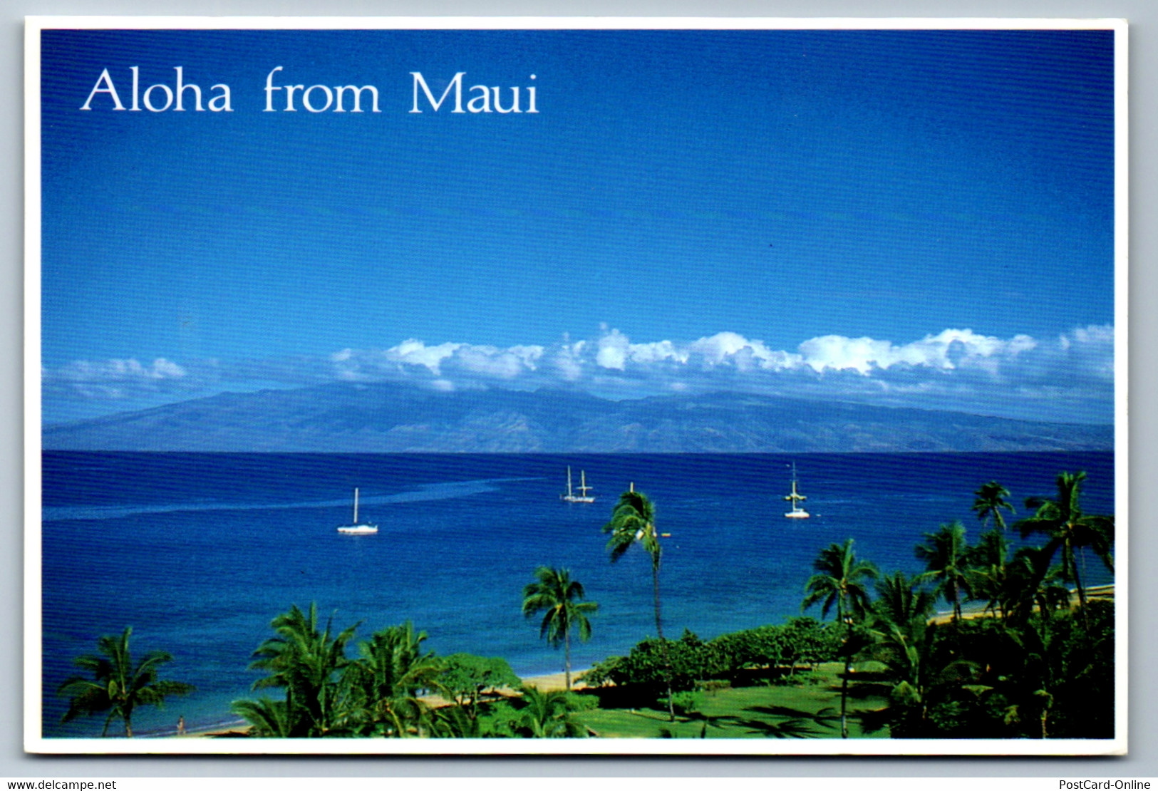 4016 - Hawaii , Maui , Kaanapali Beach - Gelaufen 1992 - Maui