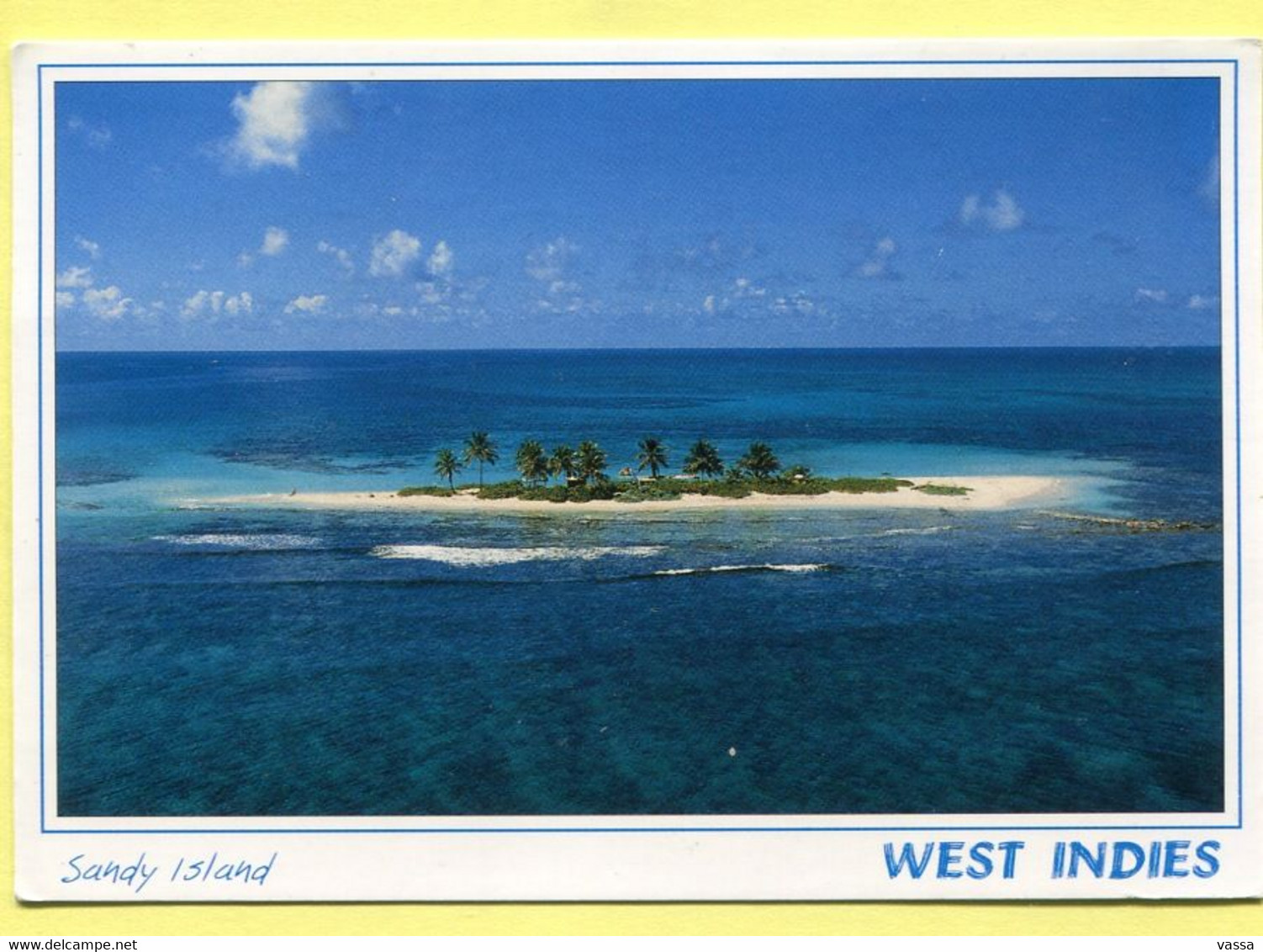 SANDY Island . WEST INDIES .PC Used Postally - Sint-Marteen