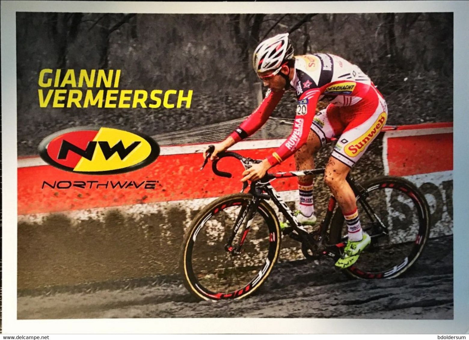 Postcard - Gianni Vermeersch - Northwave - 2014/2015 - Wielrennen