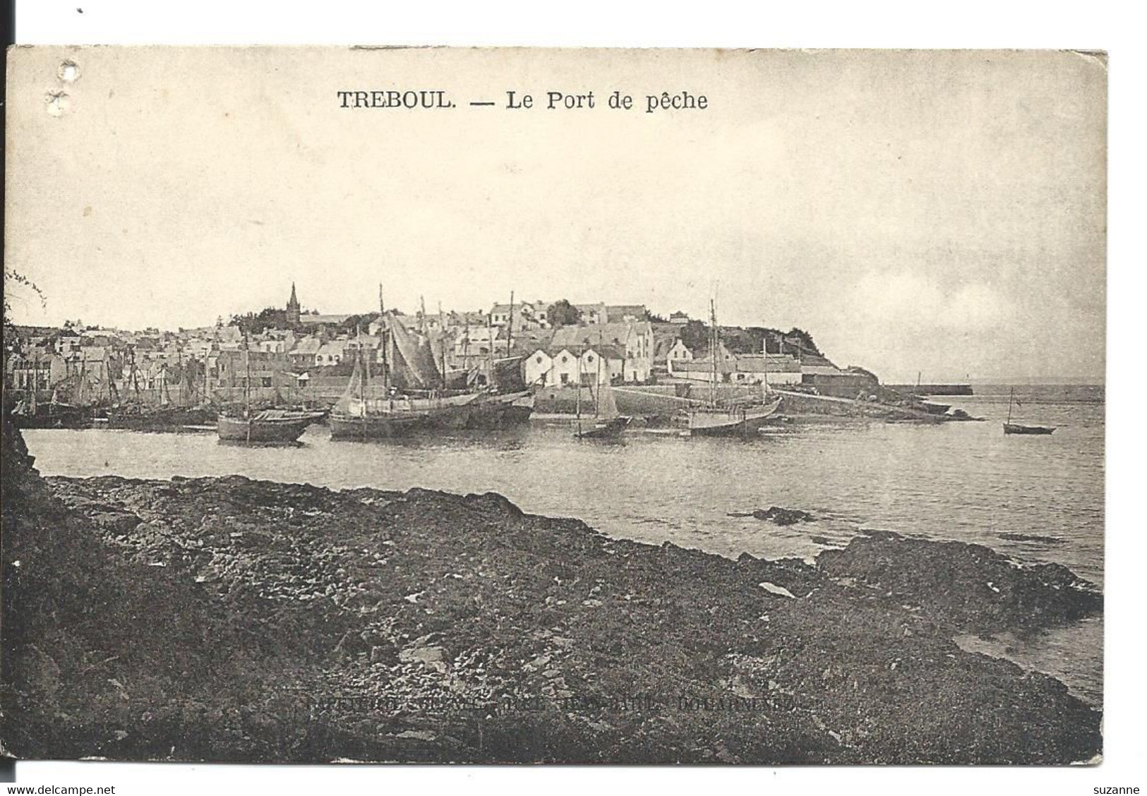 TRÉBOUL - Port De Pêche - éditeur Papéterie Douarnenez - Tréboul