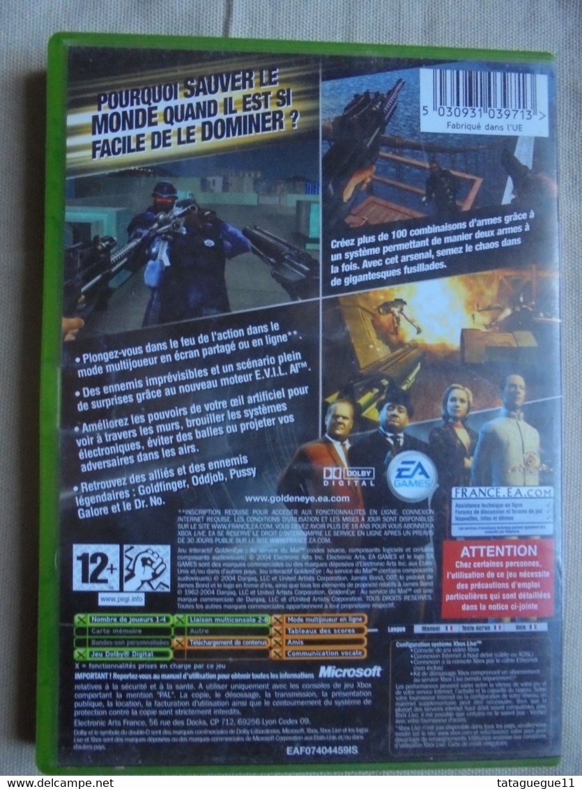 Vintage - Jeu Vidéo XBOX One - Goldeneye Au Service Du Mal 2004 - Xbox