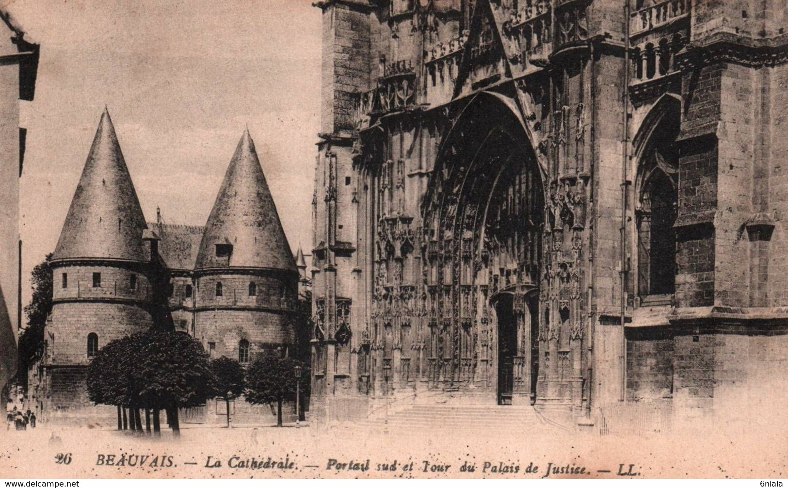 5948 Carte Postale  BEAUVAIS Cachet  Hôpital Complémentaire  ( Scan Recto-Verso) 60 - 1914-18