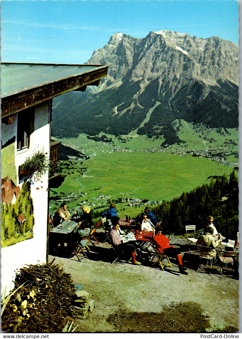 4190 - Tirol , Lermoos , Blick Von Der Wolfratshauser Hütte Auf Zugspitze - Nicht Gelaufen - Lermoos