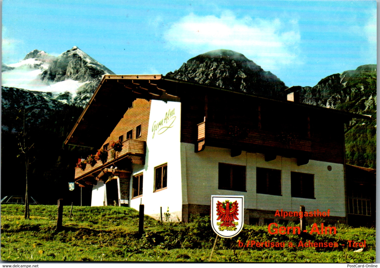 4197 - Tirol , Pertisau Am Achensee , Alpengasthof Gernalm , Familie Stöckl - Nicht Gelaufen - Pertisau