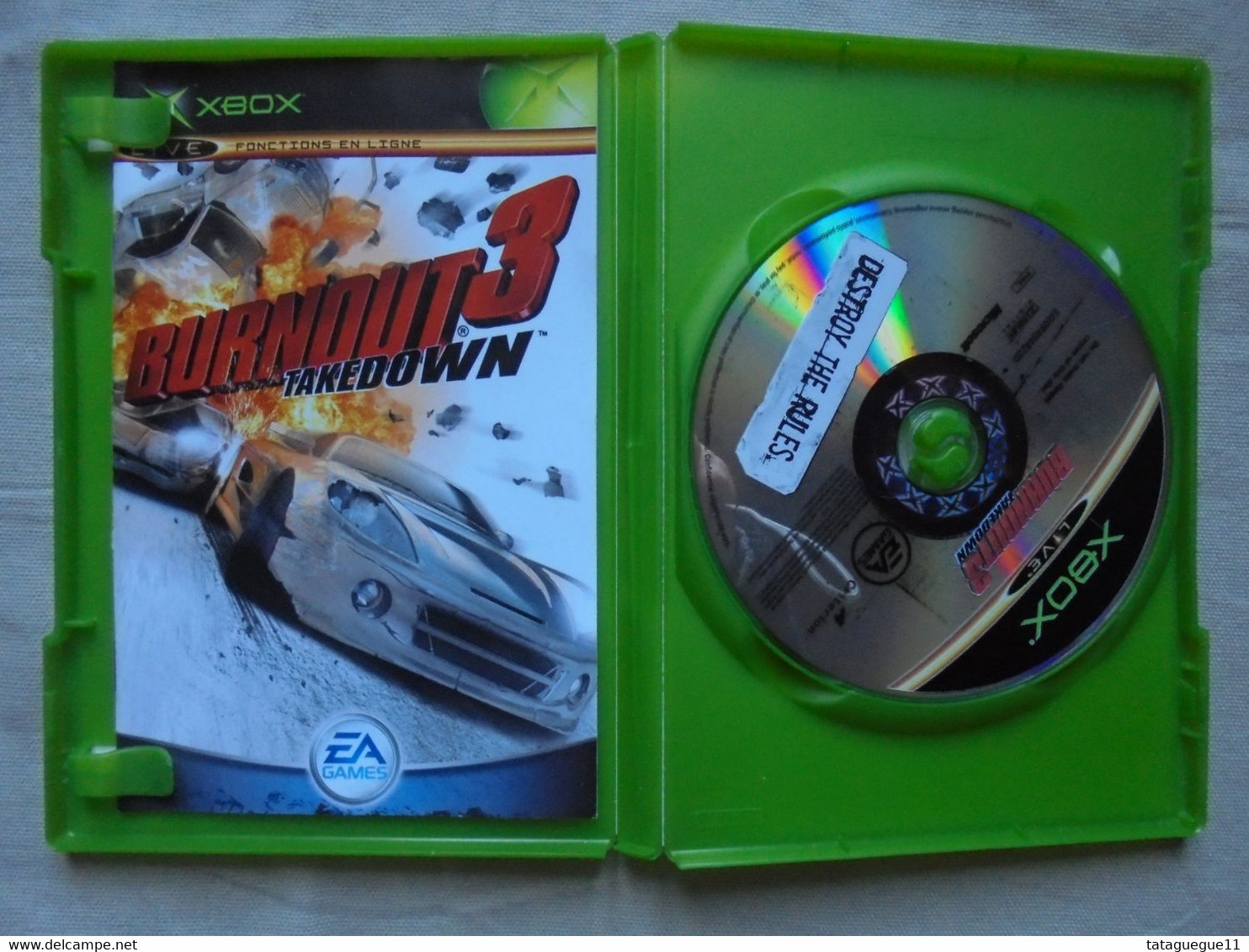 Vintage - Jeu Vidéo XBOX One - Burnout 3 Takedown 2004 - Xbox