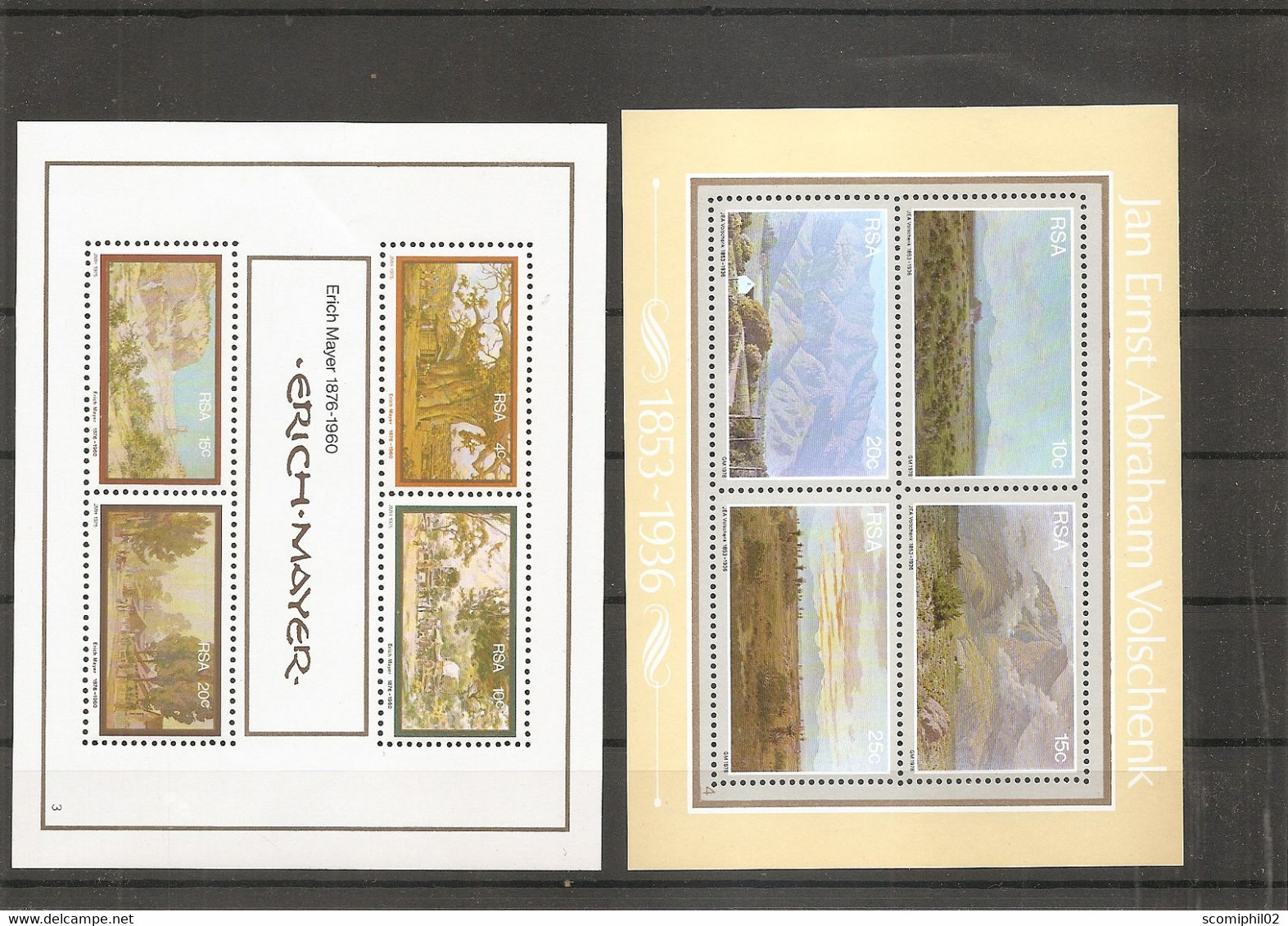 Afrique Du Sud ( BF 4 Et 6 XXX -MNH) - Blocks & Sheetlets