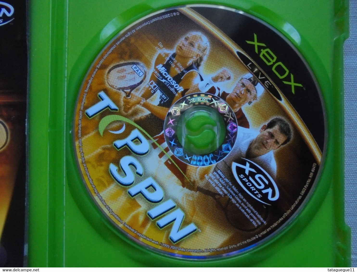 Vintage - Jeu Vidéo XBOX One - Top Spin - 2003 - Xbox