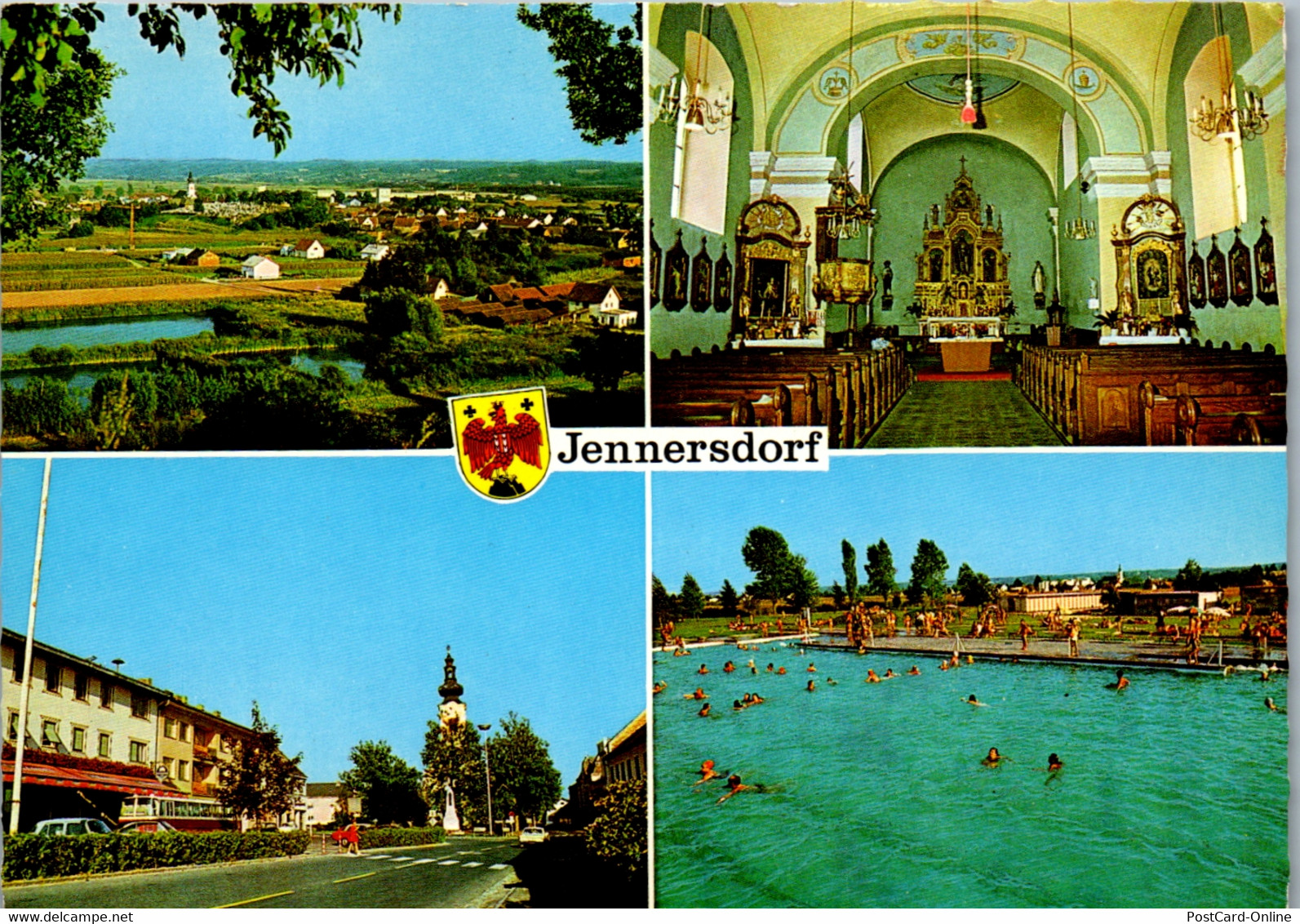 4336 - Jennersdorf , Schwimmbad - Gelaufen - Jennersdorf