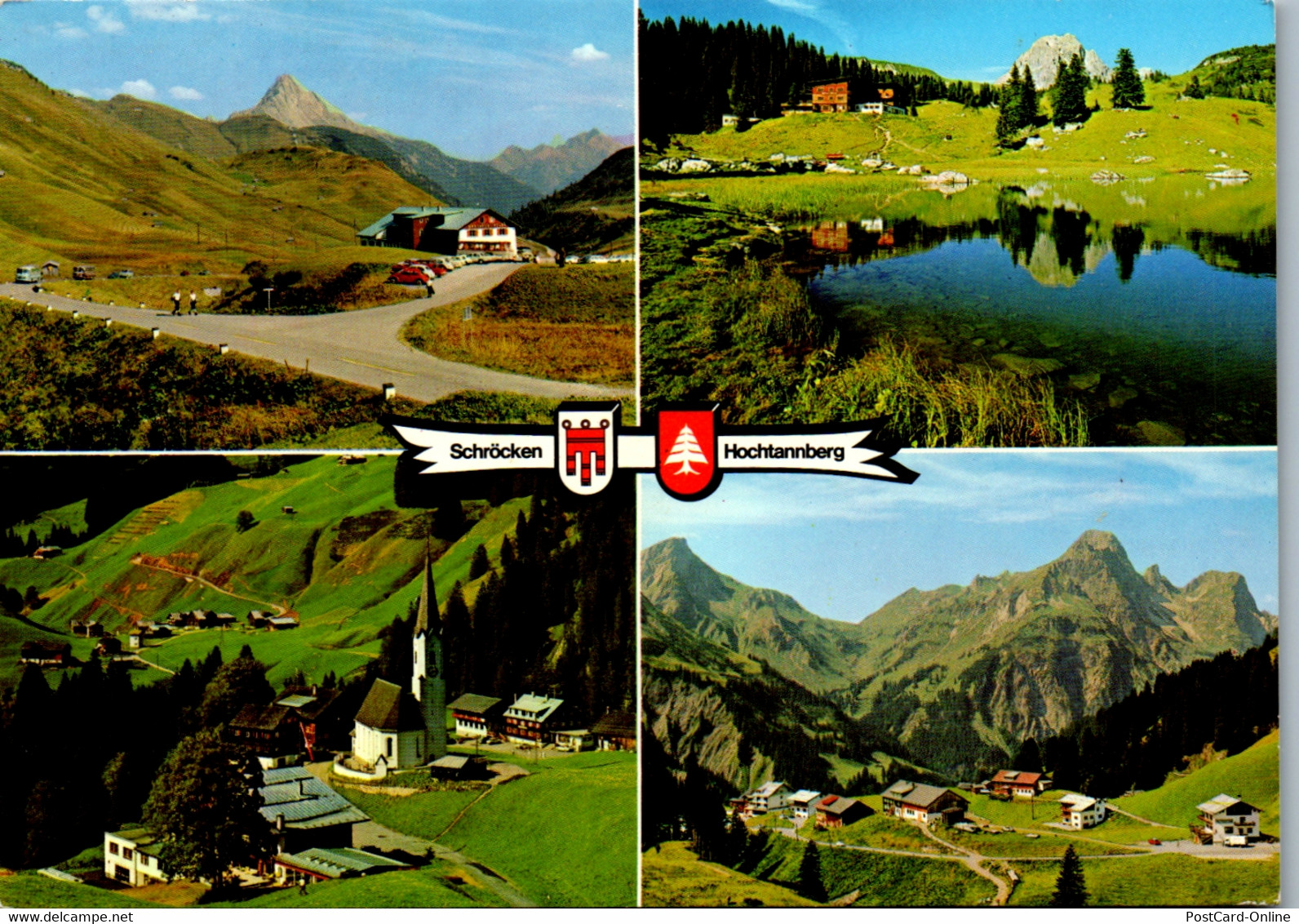 4338 - Schröcken Im Bregenzerwald , Hochtannberg , Hochkrumbach , Körbersee , Nesslegg - Gelaufen 1976 - Bregenzerwaldorte