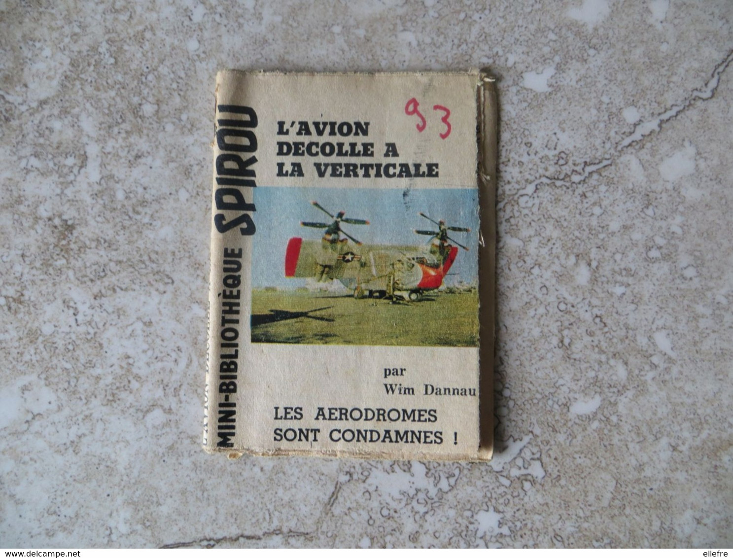 Mini Livre Bibliothèque SPIROU L'avion Décolle à La Verticale Petit Livre Sur Les Avions Et Hélicoptère  Voir Photo - Spirou Et Fantasio