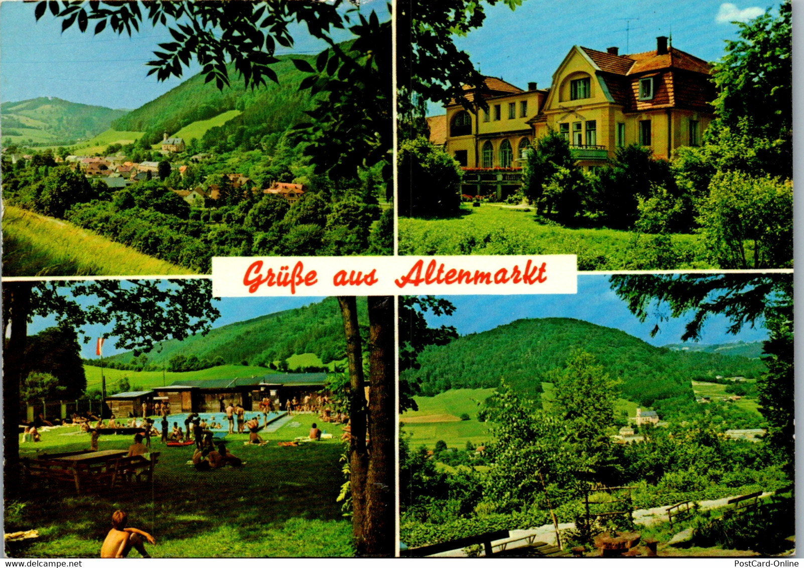 4506 - Altenmarkt An Der Triesting , Freibad , Mehrbildkarte - Gelaufen - Henndorf Am Wallersee