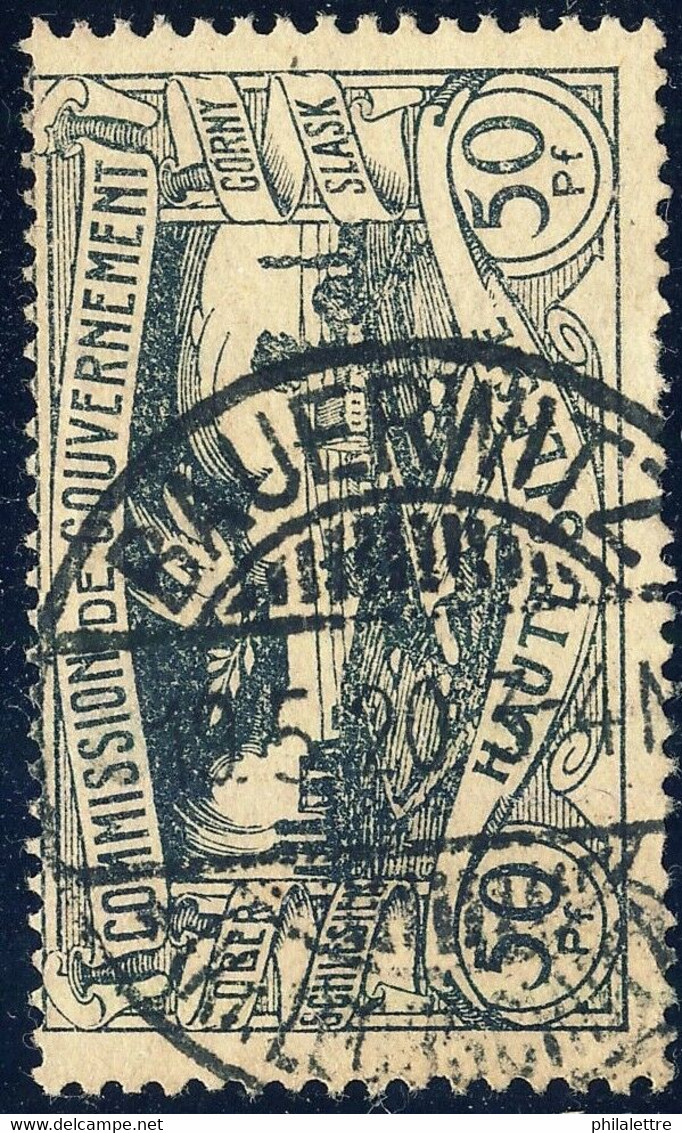 HAUTE SILÉSIE / OBERSCHLESIEN - BAUERWITZ 2-kreisstempel (E) Auf Mi.22c - Schlesien