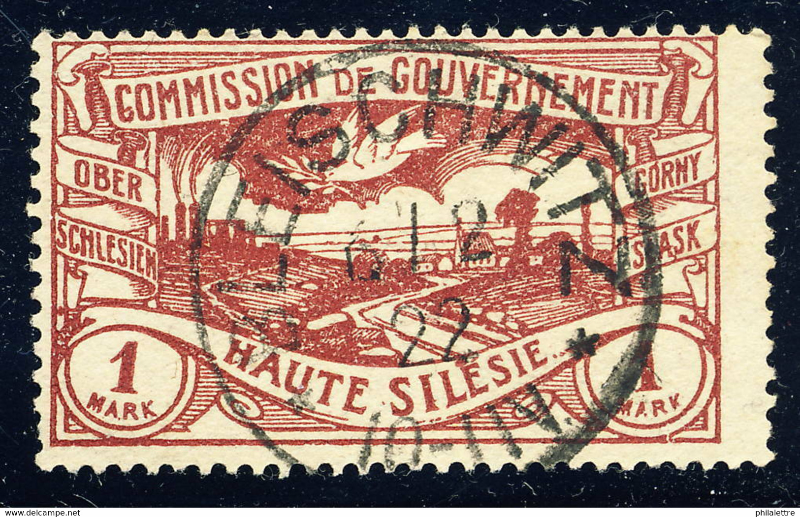 HAUTE SILÉSIE / OBERSCHLESIEN - BLEISCHWITZ Einkreisstempel (B) Auf Mi.26a - Silezië